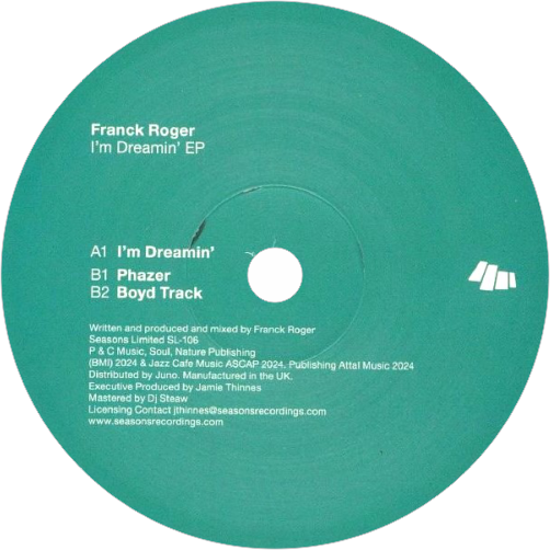 Franck Roger / I'm Dreamin' EP