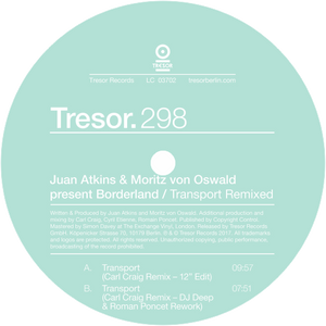 Juan Atkins & Moritz von Oswald present Borderland / Transport Remixed (2024 Repress)