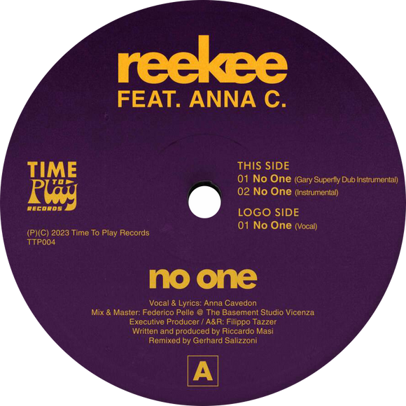 Reekee / No One (Gary Superfly Remix)