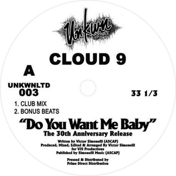 Victor Simonelli, Cloud 9 / Do You Want Me Baby (The 30th Anniversary Release)