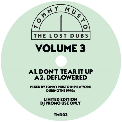 Tommy Musto / The Lost Dubs Vol 3