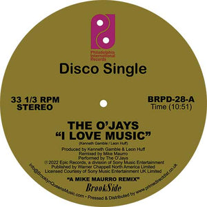 The O'Jays, Harold Melvin, The Blue Notes, Teddy Pendergrass / I Love Music b/w Wake Up Everybody (The Mike Maurro Remixes)