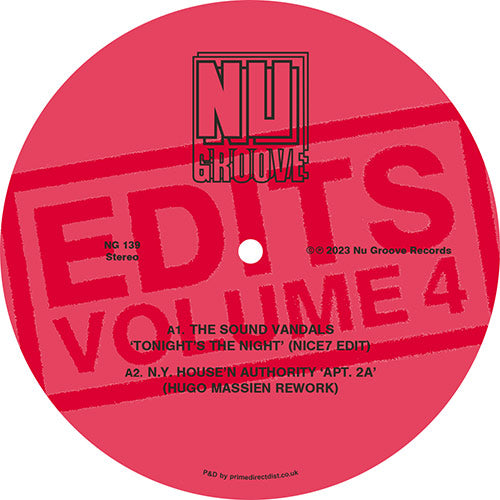 NiCe7, Hugo Massien, Mak, Pasteman, Honey Dijon, Luke Solomon / Nu Groove Edits Vol. 4