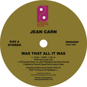 Jean Carn ‎/ Was That All It Was / Don't Let It Go to Your Head