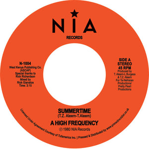 High Frequency / Summertime (Leroy Burgess, The Fantastic Aleem Brothers)