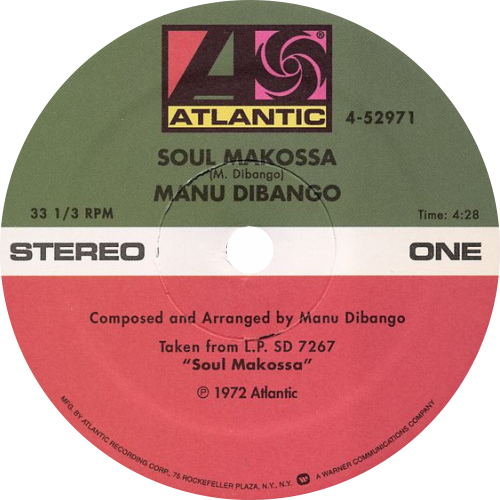 Manu Dibango / Soul Makossa b/w New Bell