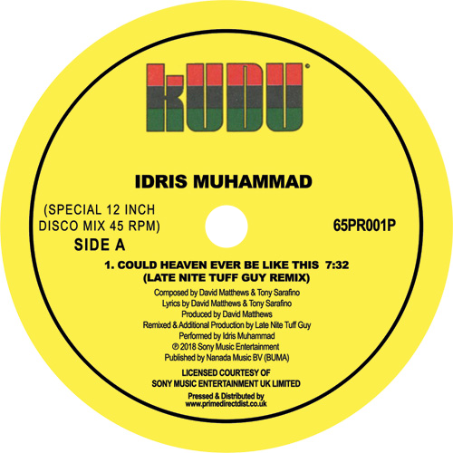 Idris Muhammad / Could Heaven Ever Be Like This (Late Nite Tuff Guy Remix)