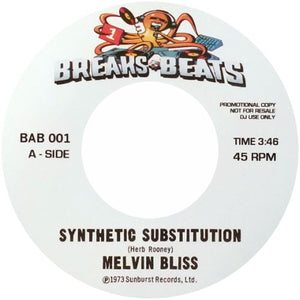 Melvin Bliss / Sweet Daddy Floyd / Synthetic Substitution / I Just Can't Help Myself - Luv4Wax