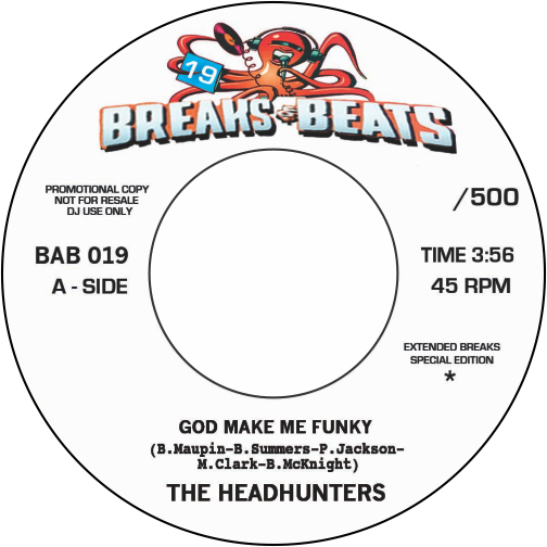 The Headhunters, The Counts / God Made Me Funky b/w Motor City
