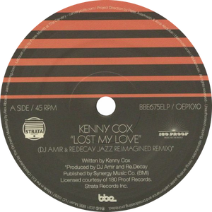 Kenny Cox / Lost My Love