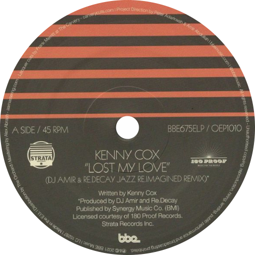 Kenny Cox / Lost My Love