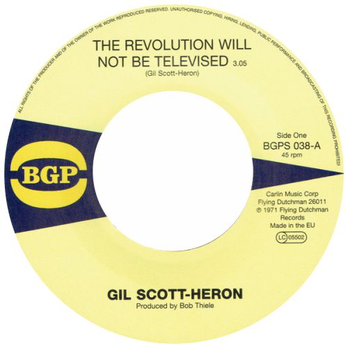 Gil Scott-Heron / The Revolution Will Not Be Televised - Luv4Wax