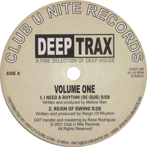 Various Artists / Deep Trax Volume One