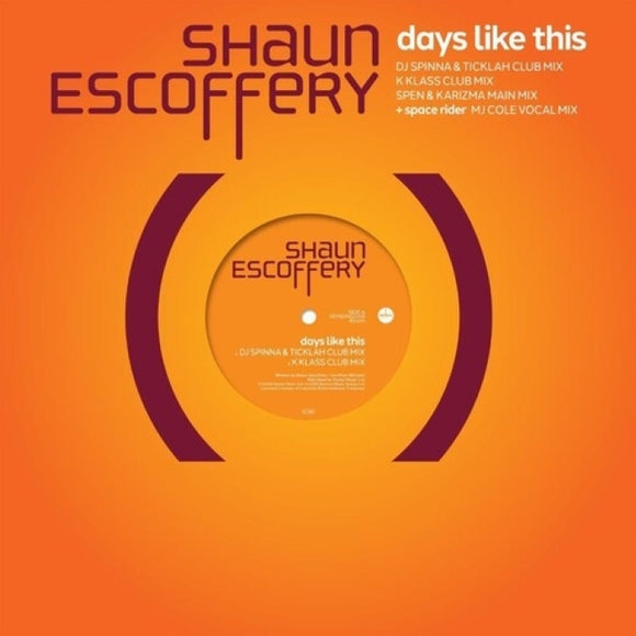 Shaun Escoffery / (DJ Spinna, Ticklah, K-Klass, MJ Cole, Spen & Karizma)