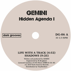 Gemini / Spencer Kincy ‎/ Hidden Agenda / Tangled Thoughts - Luv4Wax