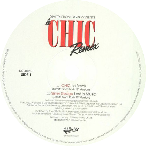 Dimitri From Paris / Le Chic Remix One