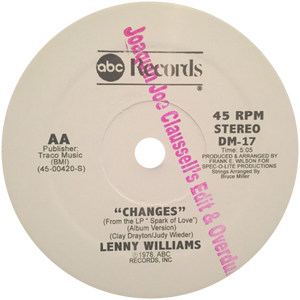 Lenny Williams / Changes - Luv4Wax