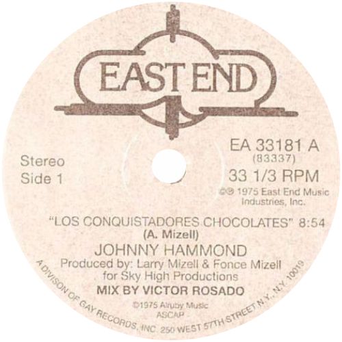 Johnny Hammond  /Los Conquistadores Chocolates - Luv4Wax
