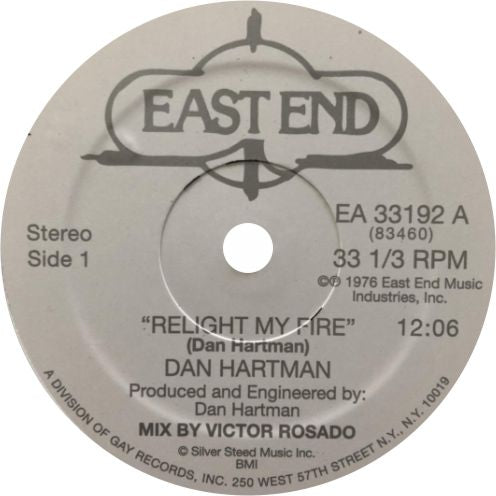 Dan Hartman / Relight My Fire (Classic NYC 12