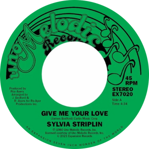 Silvia Striplin / Give Me Your Love (2023 Reissue, Uno Melodic Records)