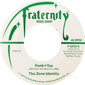 The Zone Identity ‎/ Funk-I-Tus