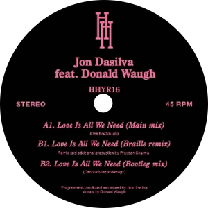 Jon DaSilva feat Donald Waugh / Love Is All You Need