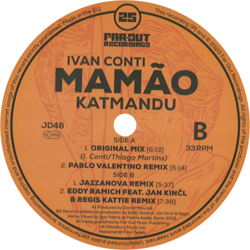 Ivan Mamao Conti / Katmandu - Luv4Wax