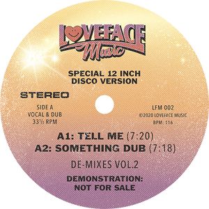 Loveface ‎/ De-Mixes Vol. 2