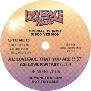 Loveface / De-Mixes Vol. 6