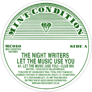 The Night Writers / Let The Music Use You - Luv4Wax