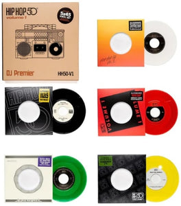 DJ Premier ‎– Hip Hop 50: Vol. 1 (5x7" Color Vinyl, Box Set)