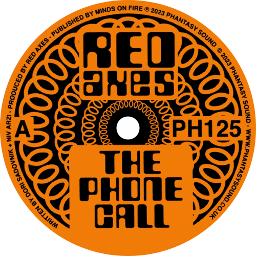 Red Axes / The Phone Call b/w Sound Text Xox