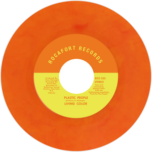 Living Color / Plastic People (7" Orange Vinyl, Reissue)