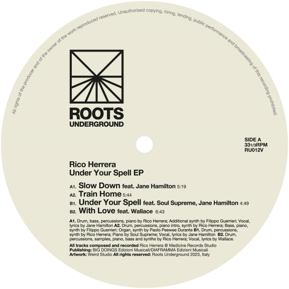 Rico Herrera / Under Your Spell EP (feat. Jane Hamilton, Soul Supreme, Wallace)