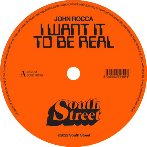 John Rocca / I Want It To Be Real (Late Nite Tuff Guy & Farley 'Jackmaster' Funk Remixes)