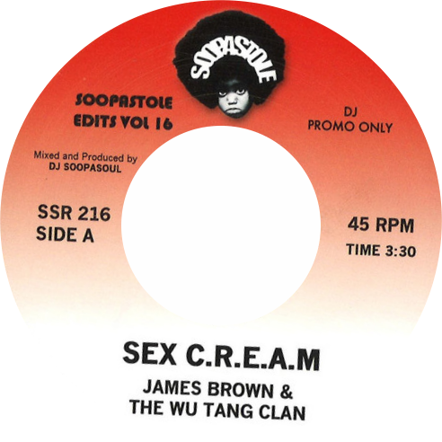 James Brown, The Wu Tang Clan / Sex C.R.E.A.M / Sex Machine (Dub Edit) - Luv4Wax