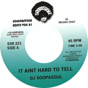DJ Soopasoul / It Ain't Hard To Tell (Soopastole Edits Vol. 21)