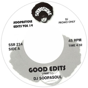 DJ Soopasoul / Good Edits - Luv4Wax