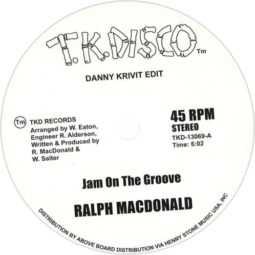 Ralph MacDonald, Foxy /  Jam On The Groove / Get Off Your Aaah And Dance - Luv4Wax