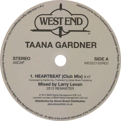 Taana Gardner / Heartbeat (Larry Levan Mix)