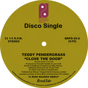 Teddy Pendergrass / Close The Door b/w Only You (The Mike Maurro Remixes)