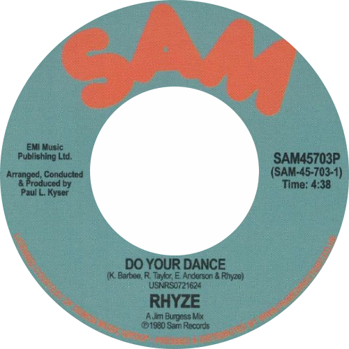 Rhyze ‎/ Do Your Dance b/w Free