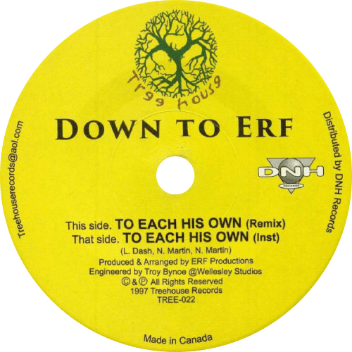 Down To Erf ‎/ To Each His Own Remix